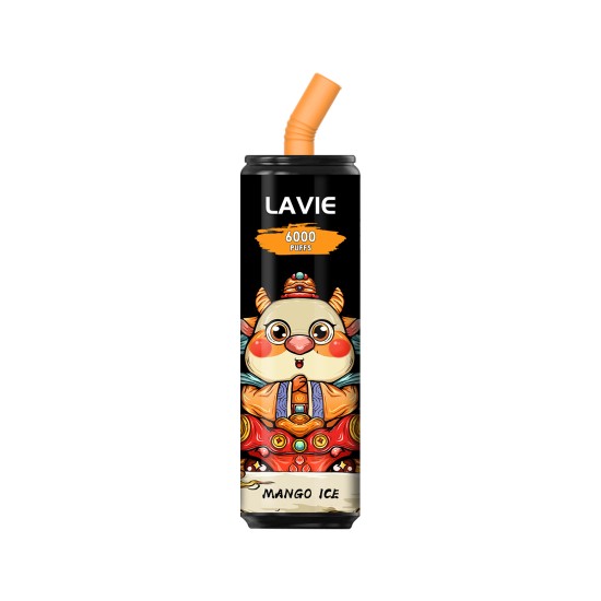 Original Lavie Bar Cola Rechargeable Disposable Vape Pen Device 6000 Puffs 600mah (free shipping)