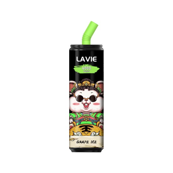 Original Lavie Bar Cola Rechargeable Disposable Vape Pen Device 6000 Puffs 600mah (free shipping)