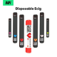 Original Flash Heart Disposable Vape Device 350mAh free shipping