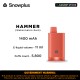 Original Snowplus Hammer Rechargeable Disposable Vape Pen Device 1400 mAh 5800puffs (Free Shipping)