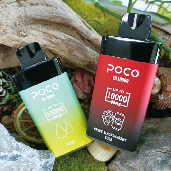 Original POCO BL10000 Rechargeable Disposable Vape Pod Kit 10000 Puffs (Free Shipping from EU Warehouse or US Warehouse)