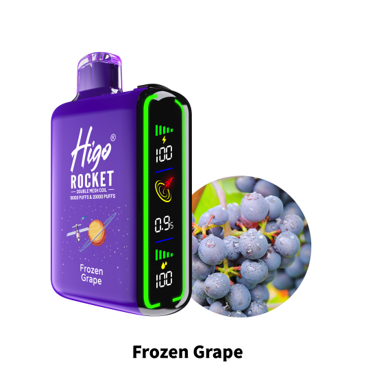 Original Higo ROCKET Rechargeable Disposable Vape Pen Device 20000 puffs (Free Shipping Worldwide)