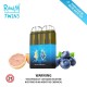 Original RANDM 2 In 1 Twins Rechargeable Disposable Vape Pen Device 6000 Puffs 550mAh (free shipping)