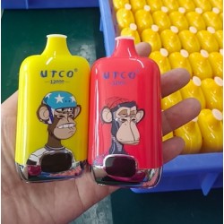 Original UTCO Digital Box Rechargeable Disposable Vape Pen Device 850mAh 12000 puffs (free shipping)