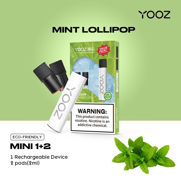 Original Yooz Mini Vape Pre-filled Closed Pod System Starter Kit 240mAh free shipping