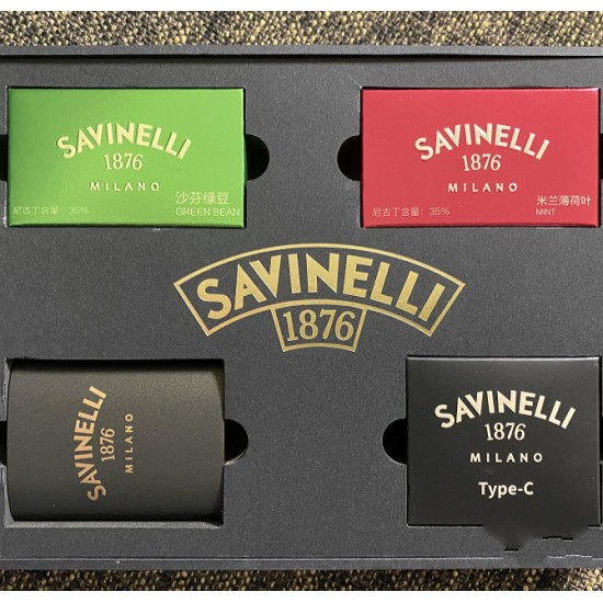 Original Ammo SAVINELLI Vape Pre-filled Closed Pod System Starter Kit 650mAh free shipping