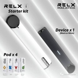 Original Relx i Pre-filled Pod System Starter Kit 350mAh free shipping