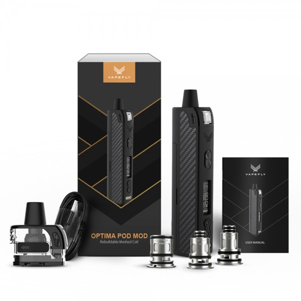 Original 80W Vapefly Optima Pod Mod System Starter Kit free shipping