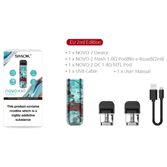 Original Smok Novo 2 Pod System Starter Kit 800mAh free shipping