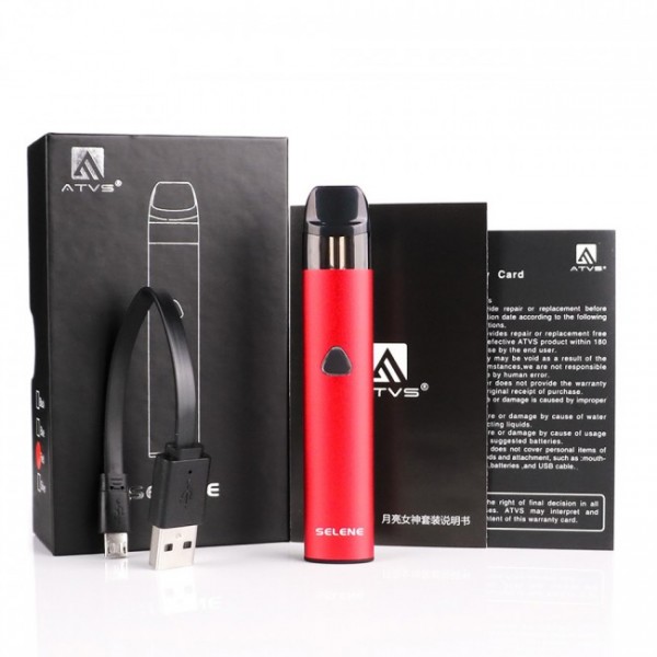 Original ATVS Selene Pod System Starter Kit 300mah free shipping