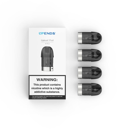 Original UPENDS Upleaf Vape Battery Device with A Pack of Upleaf Refillable Vape Pod Cartridges 4 pcs (Free Shipping Worldwide)