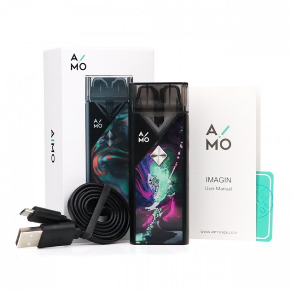 Original AIMO Imagin Pod System Vape Starter Kit 1100mAh free shipping