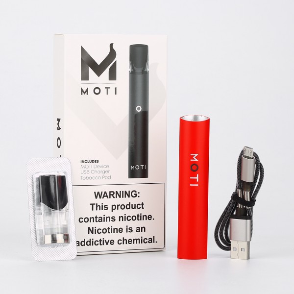 Original MOTI Refillable Pod System Starter Kit 500mah free shipping