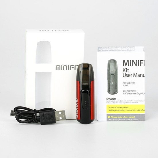 Original Justfog Minifit Pod System Starter Kit 370mAh free shipping