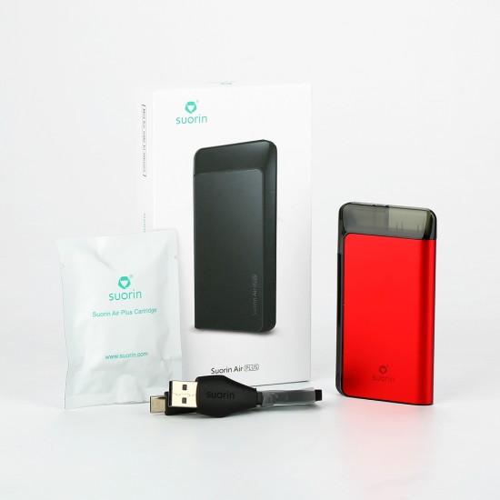 Original Suorin Air Plus Pod System Starter Kit 400mAh free shipping