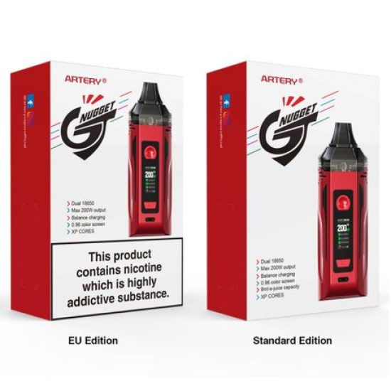 Original 80W Artery Nugget GT Pod System Starter Kit free shipping