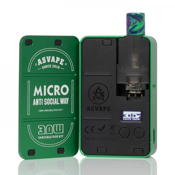 Original ASVAPE Micro Pod System Starter Kit 1100mAh free shipping