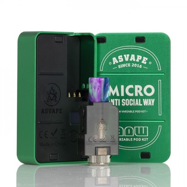 Original ASVAPE Micro Pod System Starter Kit 1100mAh free shipping