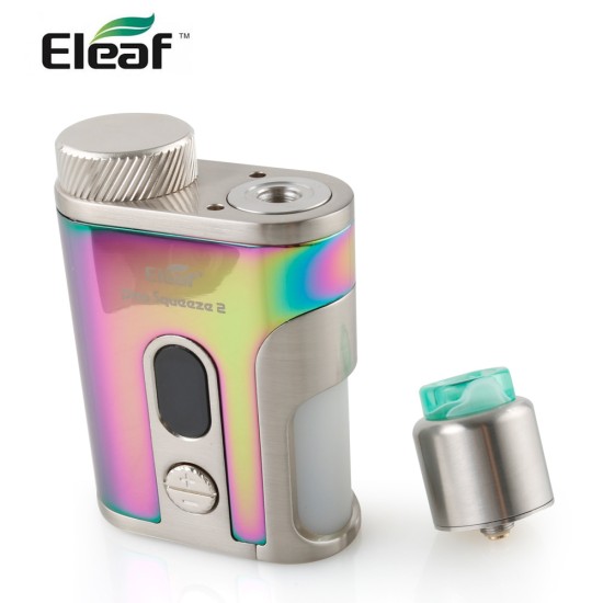 Original Eleaf iStick Pico Squeeze 2 ​100W Squonk Kit Squonker with Coral 2 RDA​ ( no battery included )