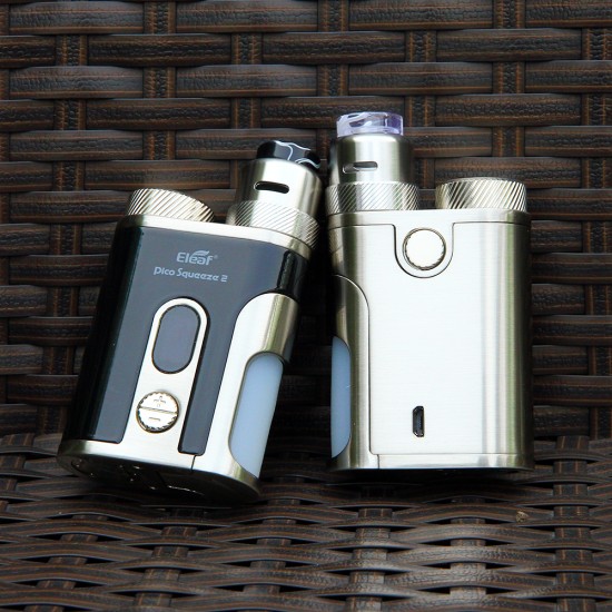 Original Eleaf iStick Pico Squeeze 2 ​100W Squonk Kit Squonker with Coral 2 RDA​ ( no battery included )