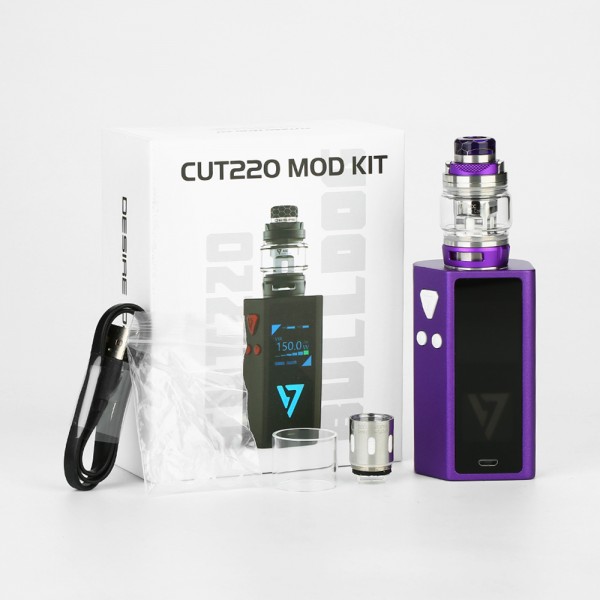 Original 220W Desire Design Cut Premium TC Starter Kit free shipping