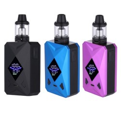 100W Electronic Cigarette Vape Vaporizer Box Mod Starter Kit With 2600mah Built-in Battery and 4ml Tank free shipping