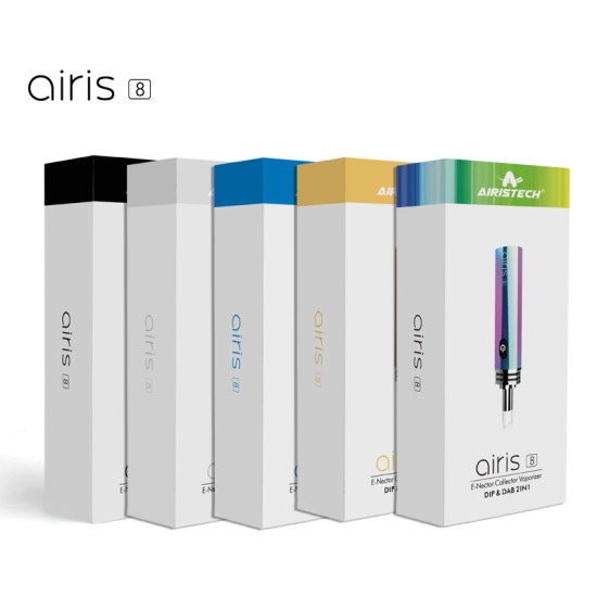 Original Airis 8 Wax Vaporizer Vape Pen Dab With Ceramic Coil Heating free shipping