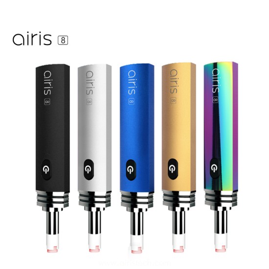 Original Airis 8 Wax Vaporizer Vape Pen Dab With Ceramic Coil Heating free shipping