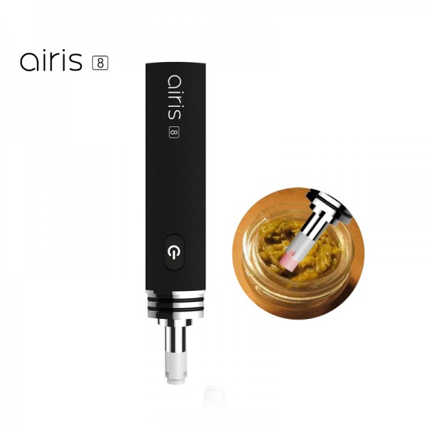 Original Airis 8 Wax Vaporizer Vape Pen Dab With Ceramic Coil Heating free shipping