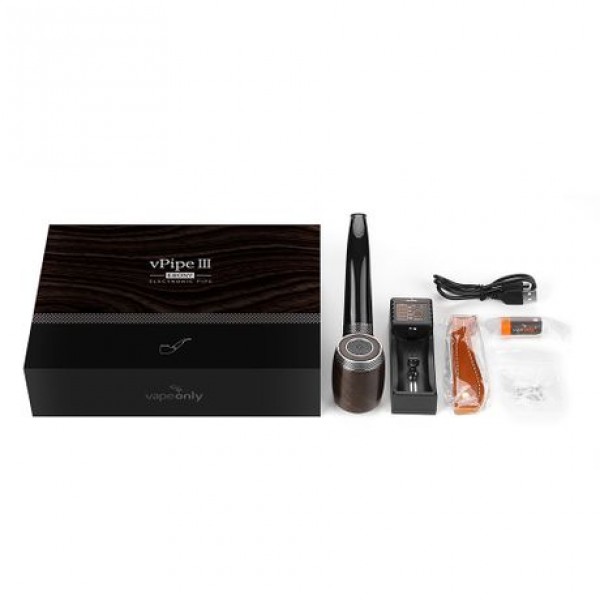 Original VapeOnly vPipe III Ebony e-Pipe 18350 Kit 1300mAh free shipping