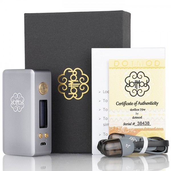 Original 75W Dotmod Dot TC Box Mod free shipping