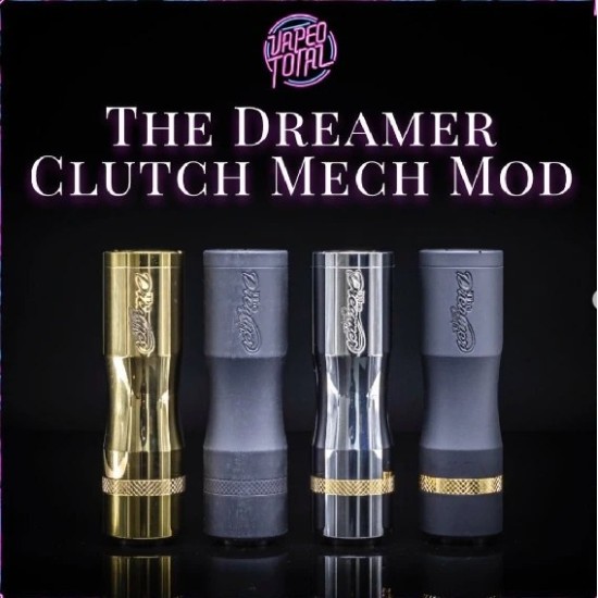 Original Timesvape Dreamer Clutch 20700/21700/18650 Mechanical Tube Mod (Free Shipping Worldwide)