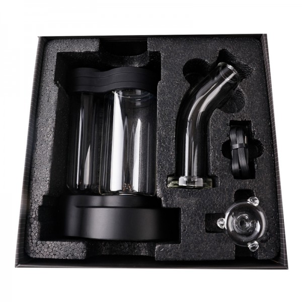 Black Plasma Glass Bong Set Water Pipe Smoking Set (Free Shipping Worldwide)