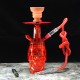 1 Hose Hookah Shisha Set With Skull Style and Led Lighting free shipping