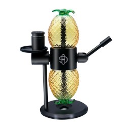 Original Pineapple Gravity Glass Hookah Shisha Complete Set free shipping