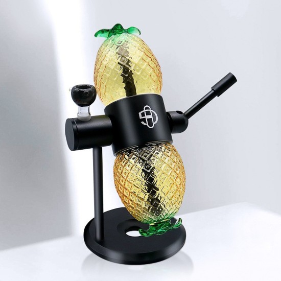 Original Pineapple Gravity Glass Hookah Shisha Complete Set free shipping