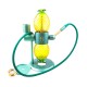 Original Pineapple Gravity Glass Hookah Shisha Complete Set free shipping