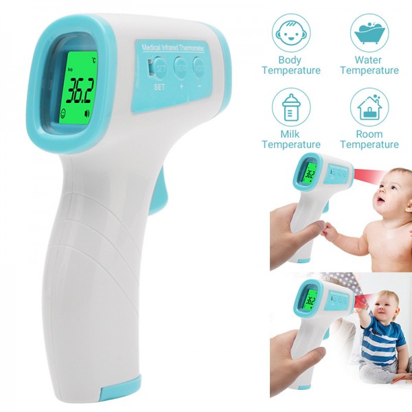 Non-contact Forehead Medical Infrared Thermometer for Children and Adults free shipping