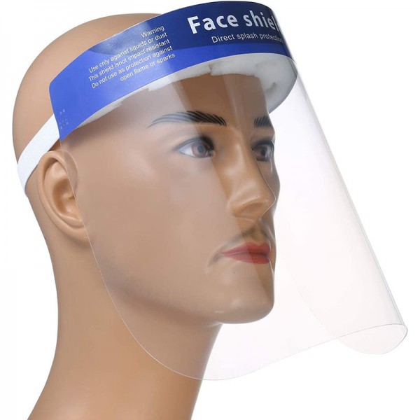 Transparent Head-mounted Face Shield Mask Double-sided for Splash-proof, Anti-fog, Anti-fog and Eye Protection free shipping