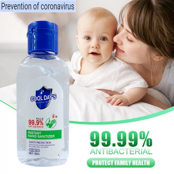 Disposable Hand Sanitizer 50ML& Disposable Gel 75 Degree Alcohol Disinfection 50ML& Disposable Quick Dry Hand Lotion for Deep Bacteriostasis 50ML free shipping