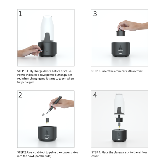 Original Tobor Iecigbest Imagma Electronic Dab Rig Vaporizer (Free Shipping)