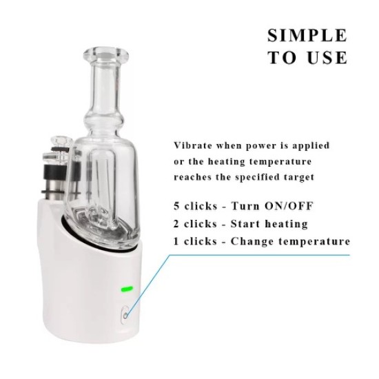 Original IECIGBEST TOP 3 In 1 Electric Dab Rig 2200mAh for Flower,Wax & Oil free shipping