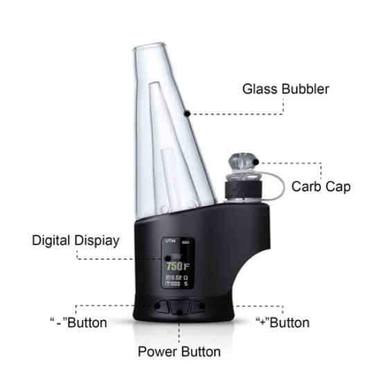 Original Hato H2 Wax Vaporizer Erig Dab 2800mAh (free shipping)