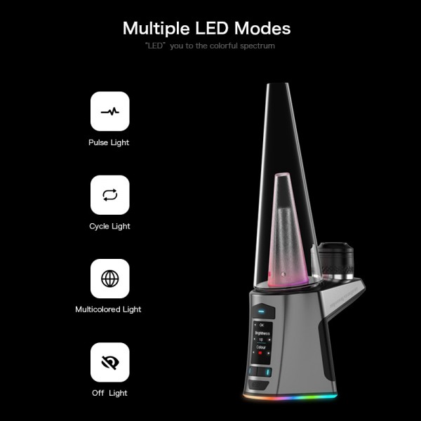 Original Waterproof Mingvape Luxo Automatic Rig Electric Dab Rig with Wireless Battery Charging (Free Shipping)