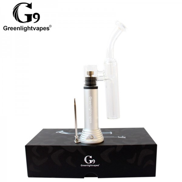 Original Greenlightvape G9 Mini Henail Enail Pocket Portable Rig Dab Bong Wax Pen Vaporizer 1500mah With Replaceable Heating Base free shipping